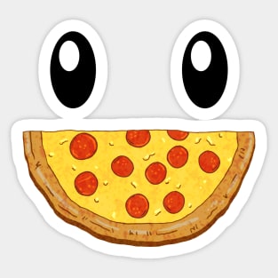 Pepperoni Smile Sticker